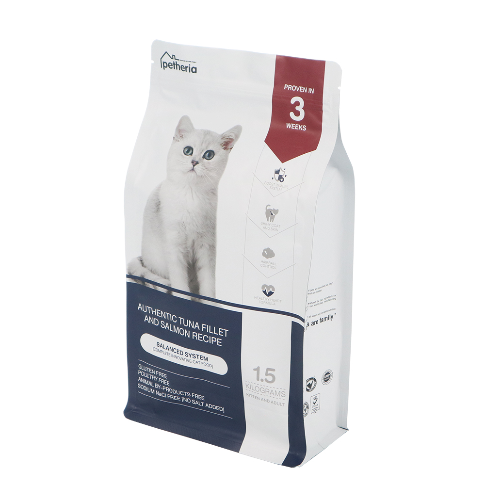 cat litter flat bottom pouch