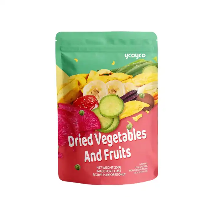 dried vegetables stand up bag