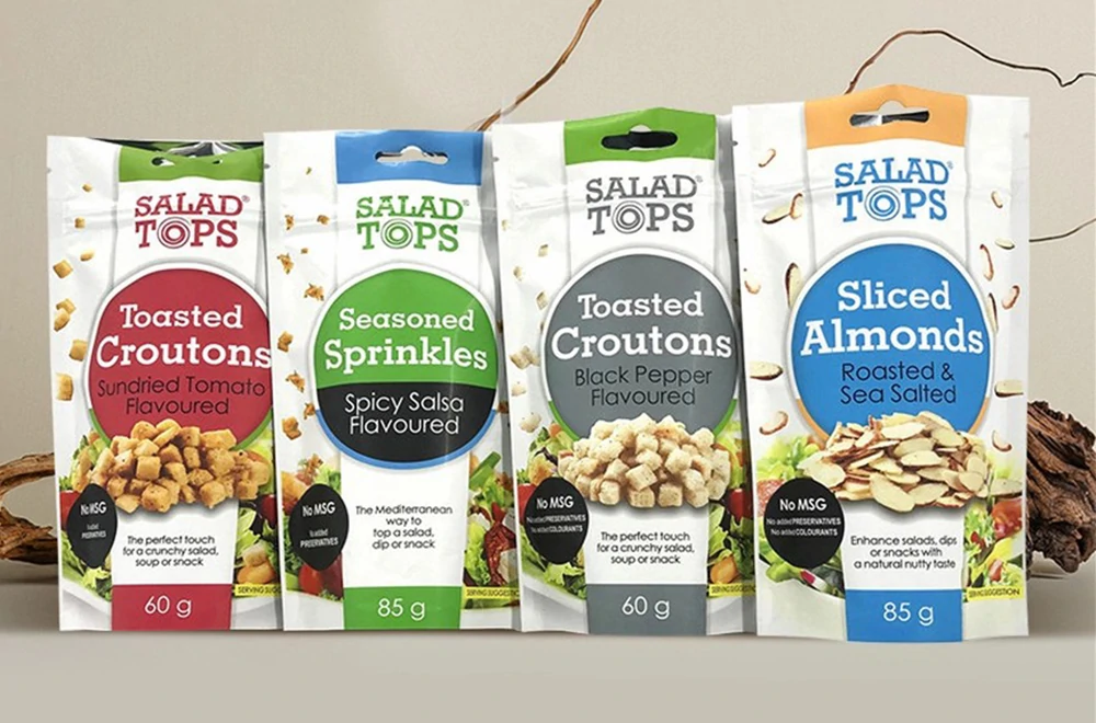 Different Flavors Nuts Packaging Bags