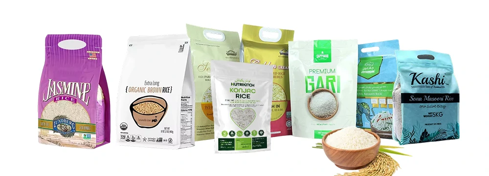 Handle bag for rice
