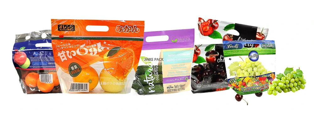 Handle bags for fresh fruit