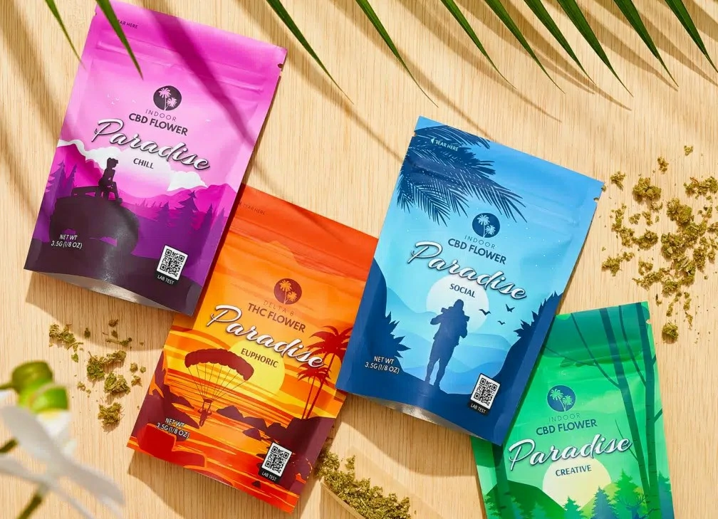 Packaging bags for CBD products