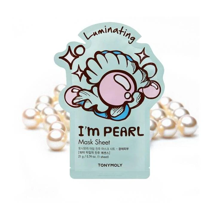 Pearl custom shaped facial mask bag