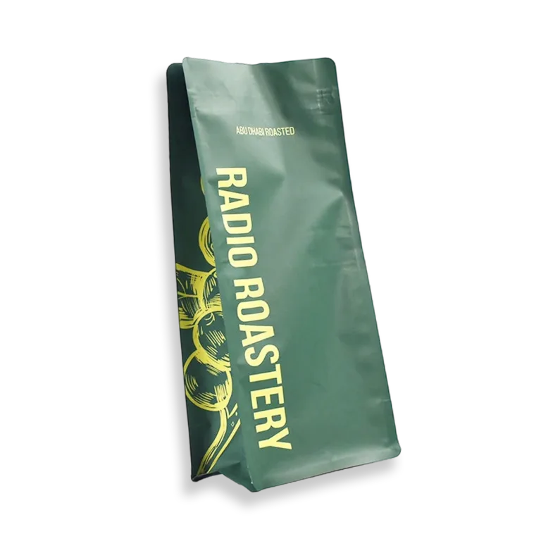 Valve on Flat Bottom bags