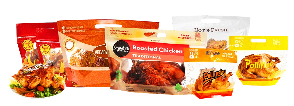 Window on Roasted Chicken Bags