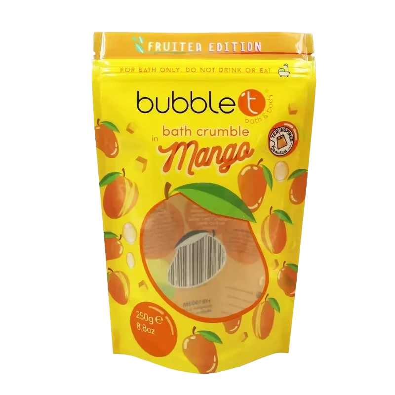 Plastic stand up dried fruit packaging bags with window