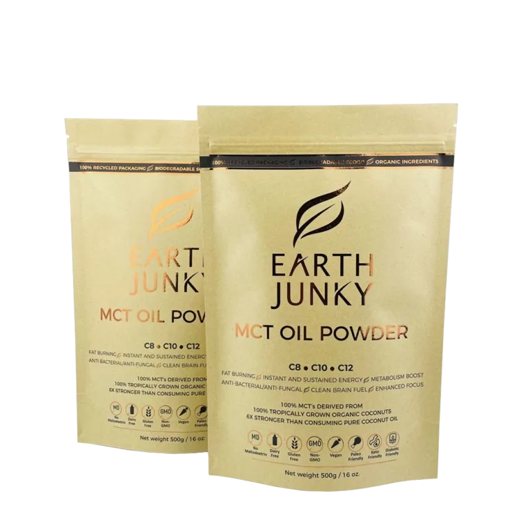 Kraft paper bags with hot stamping