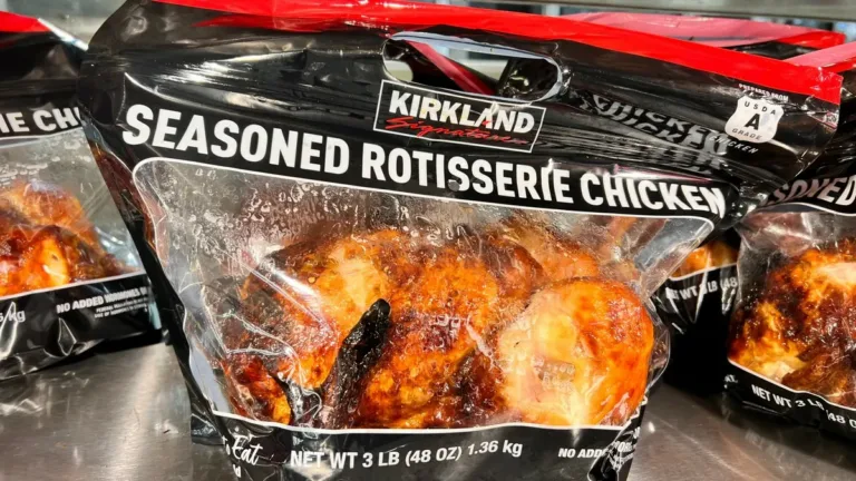 Transparent window rotisserie chicken plastic retail packaging bag