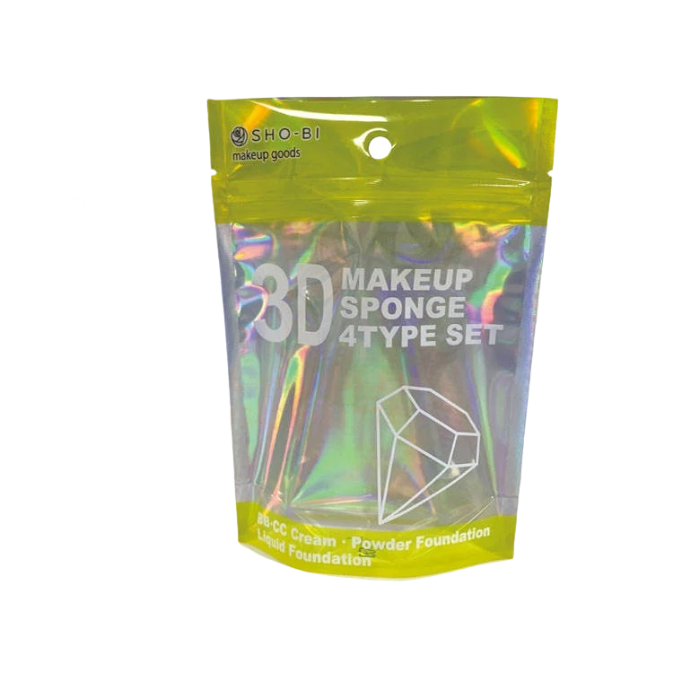 holographic bags for makeup products