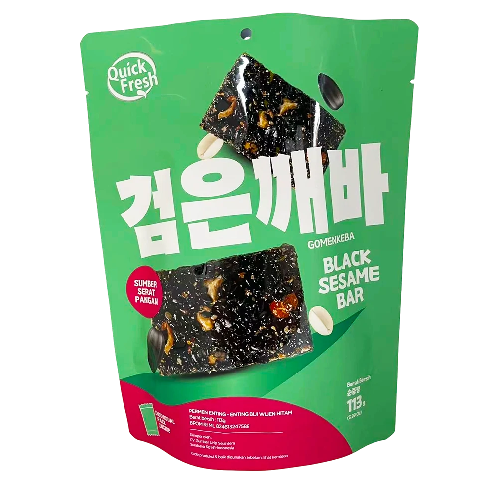 snack bags with spot UV