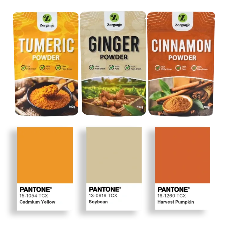 spot PMS color spice bags