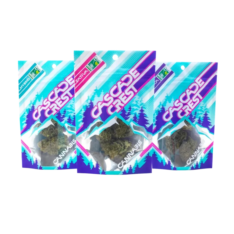 CBD bags with transparent window