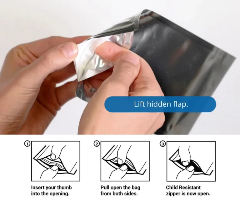 children resistant hidden zipper