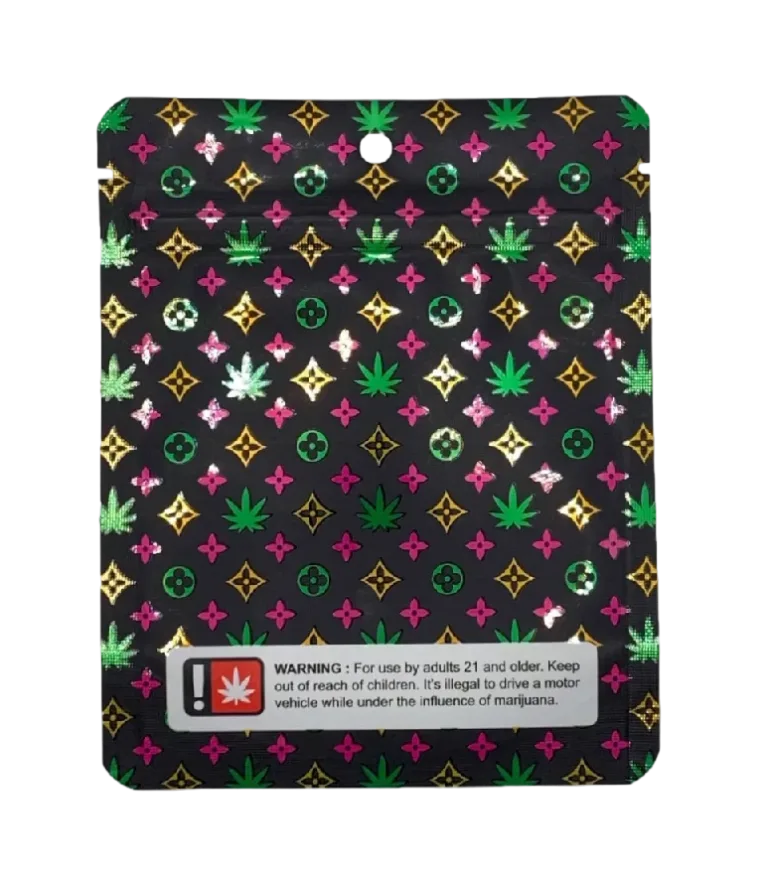 Spot UV cannabis packaging