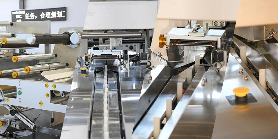 flow wrapping machine working process