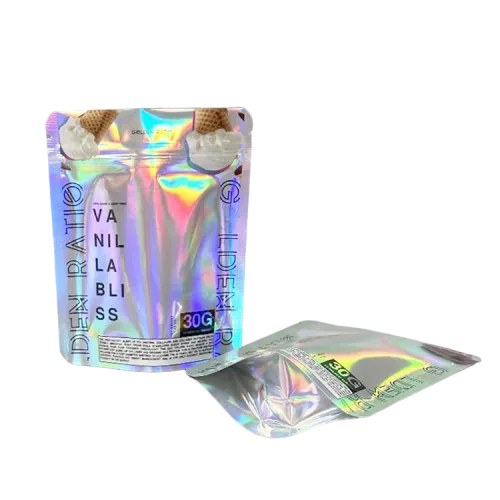 Holographic on background doypack