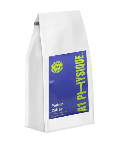 coffee bags with sticker