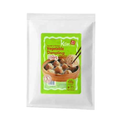 frozen food packaging with sticker