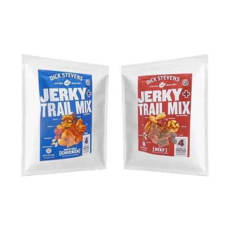 old jerky bags with sticker